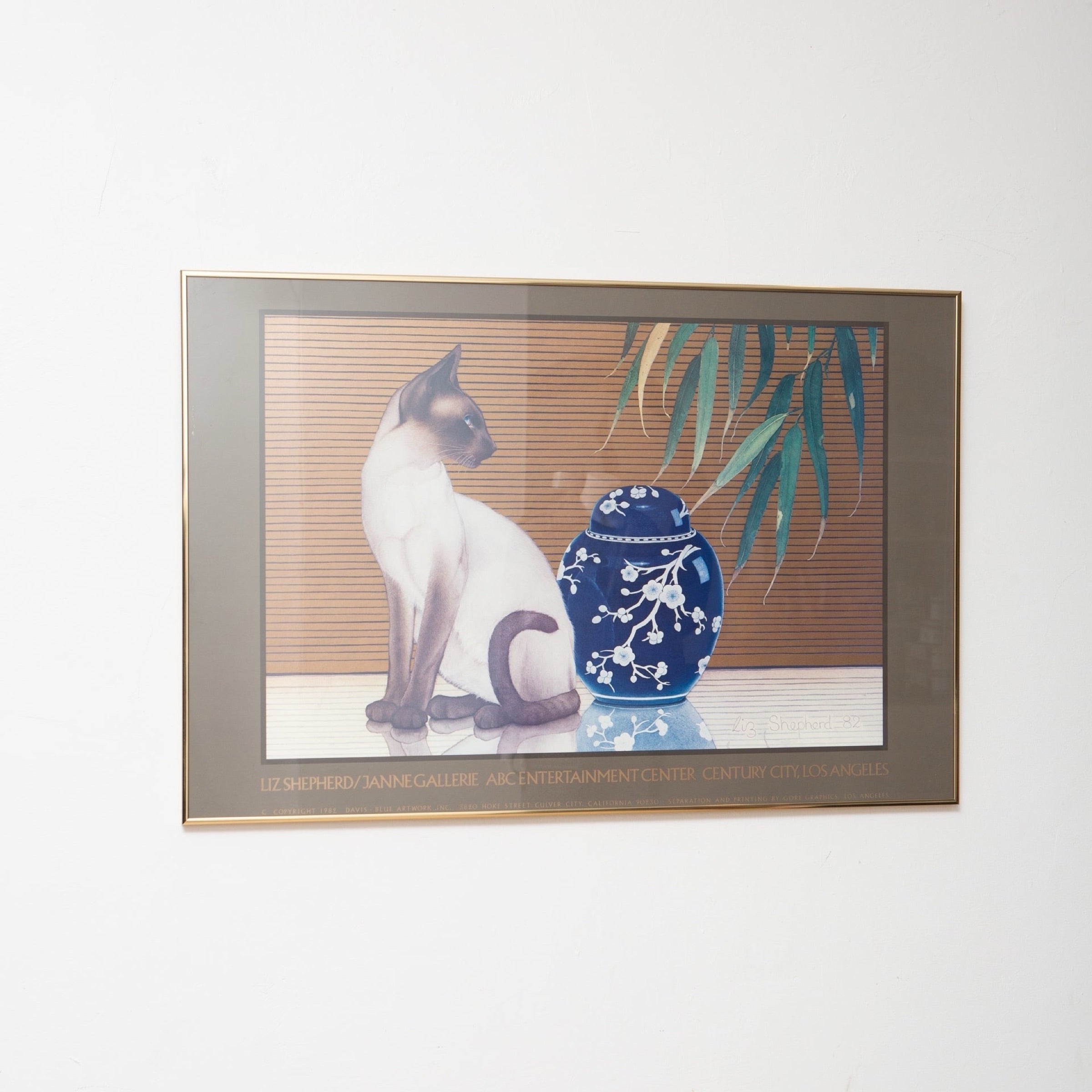 Liz Shepherd Cat Print, 1982 – Penny Arcade Vintage