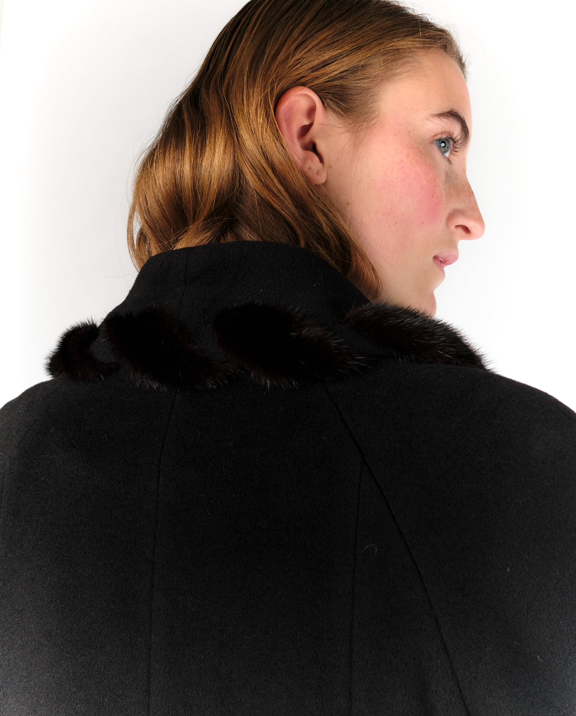 Alan Cherry Black Fur Trimmed Coat – Penny Arcade Vintage