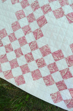 Load image into Gallery viewer, Red Paisley Irish Chain Quilt
