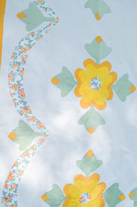 Yellow Floral Summer Quilt