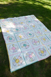 Vintage Floral Summer Quilt