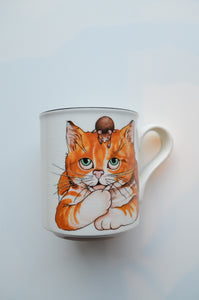 Vintage Cat Mug