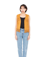 Load image into Gallery viewer, Leather Fringe Vest
