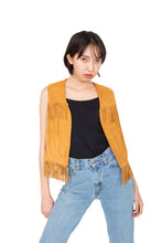 Load image into Gallery viewer, Leather Fringe Vest
