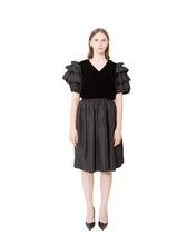 Load image into Gallery viewer, Albert Nipon Velvet and Taffeta Dress
