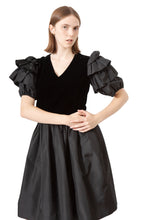 Load image into Gallery viewer, Albert Nipon Velvet and Taffeta Dress
