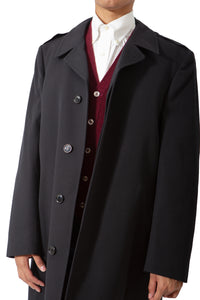 Black Military Car Coat
