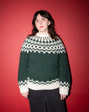 Load image into Gallery viewer, Evergreen Fair Isle Sweater
