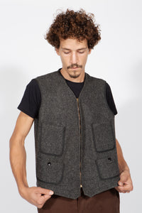 Grey Woolrich Vest