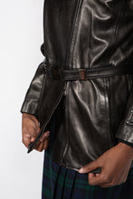 Load image into Gallery viewer, Gucci Fur Trimmed Leather Jacket
