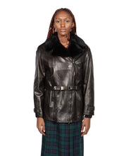 Load image into Gallery viewer, Gucci Fur Trimmed Leather Jacket
