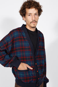 Pendleton Plaid Cardigan