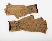 Load image into Gallery viewer, Tan Fingerless Gloves
