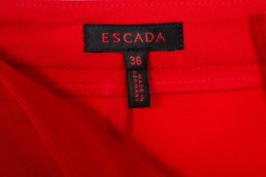 Red Escada Trousers