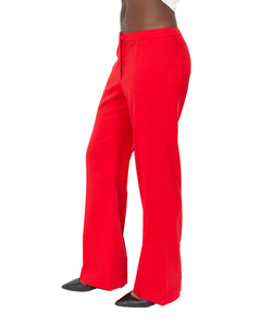 Red Escada Trousers
