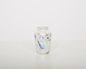 Small Iridized Vase #2 by Sirius Glassworks