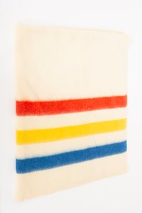 Striped Vintage Wool Blanket
