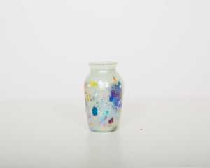 Small Iridized Mint Nassau Vase