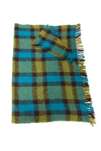 Load image into Gallery viewer, Austrian Plaid Mohair Throw Blanket
