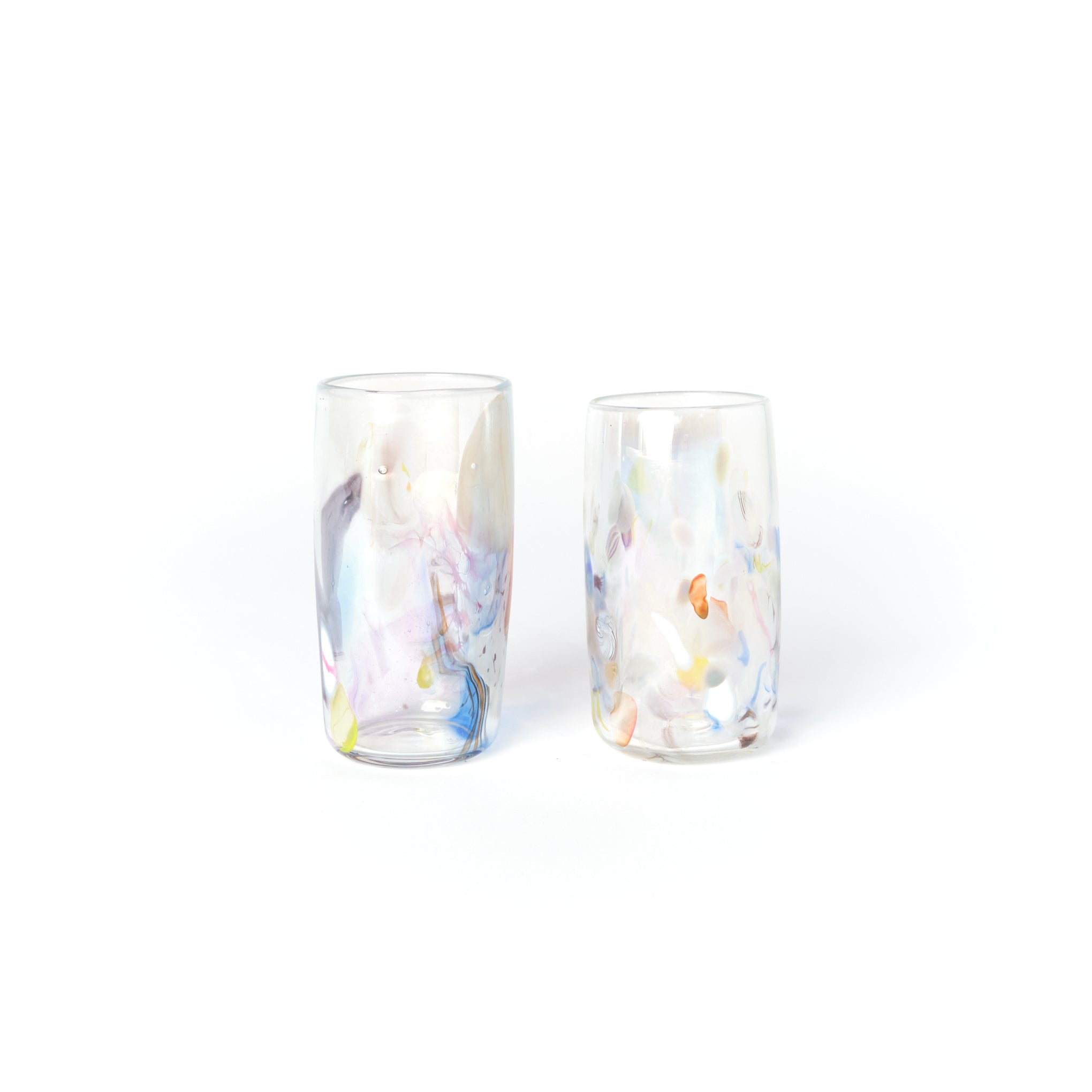 Iridescent Nassau Tumbler by Sirius Glassworks