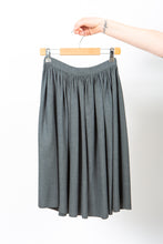 Load image into Gallery viewer, Vintage Grey Wool Circle Skirt
