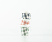 Load image into Gallery viewer, Gingham Plastic Mugs (Set of 3)
