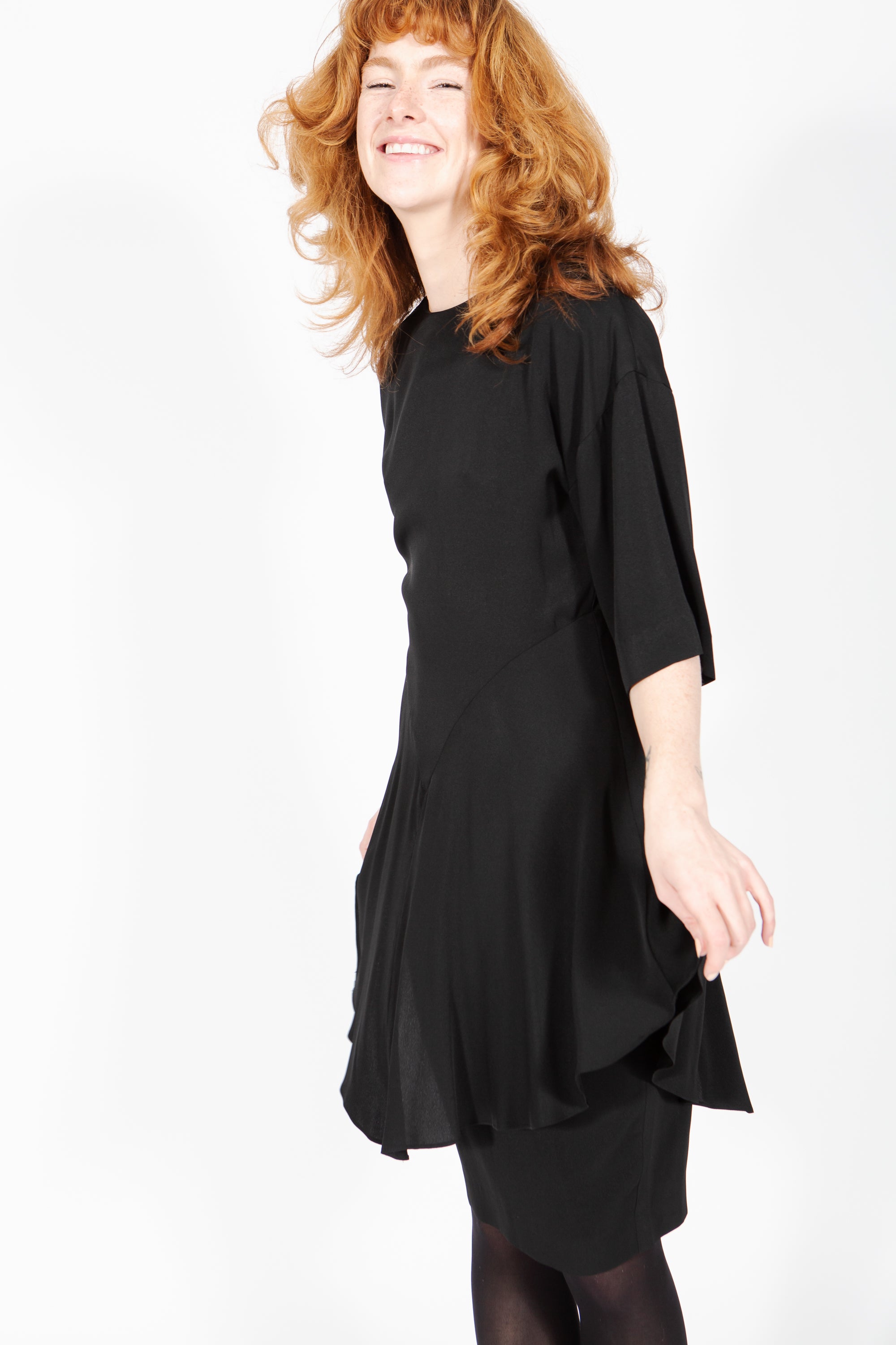 Nicole Miller Black Dress Penny Arcade Vintage Nicole Miller Black Dress Penny Arcade Vintage