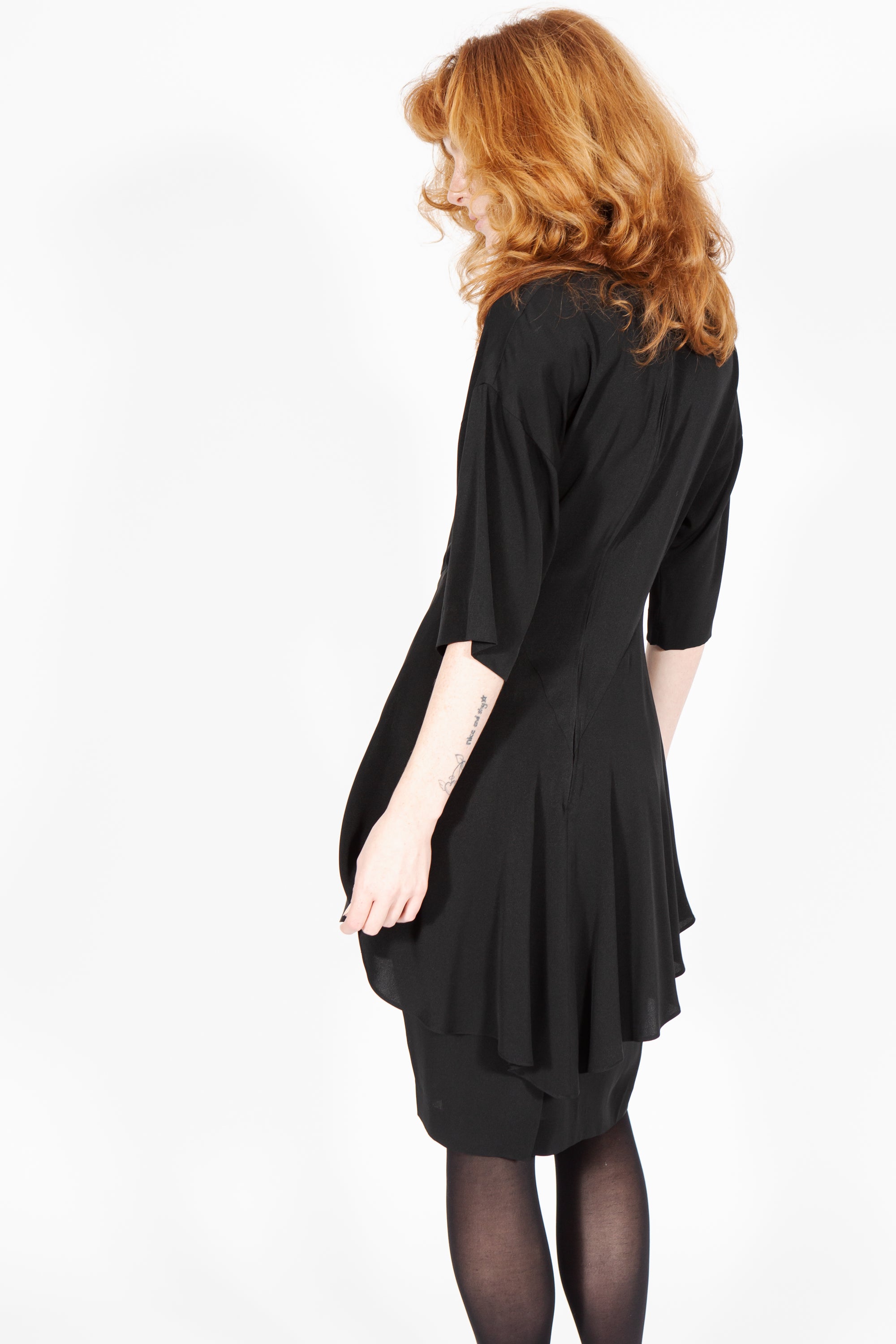 Nicole Miller Black Dress Penny Arcade Vintage Nicole Miller Black Dress Penny Arcade Vintage