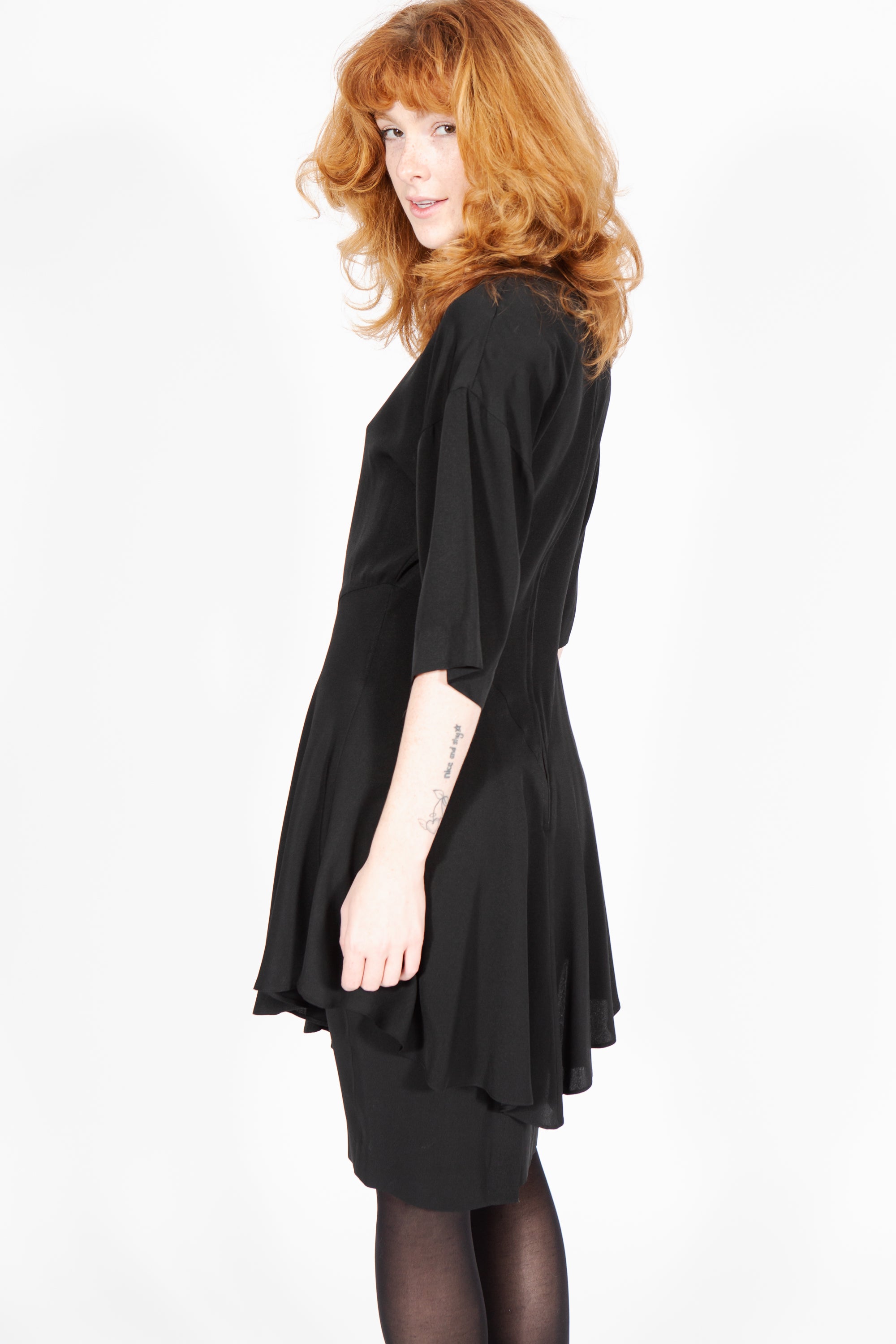 Nicole Miller Black Dress Penny Arcade Vintage Nicole Miller Black Dress Penny Arcade Vintage