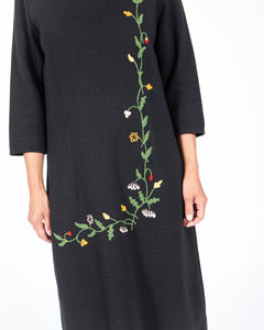 Vintage Floral Knit Dress