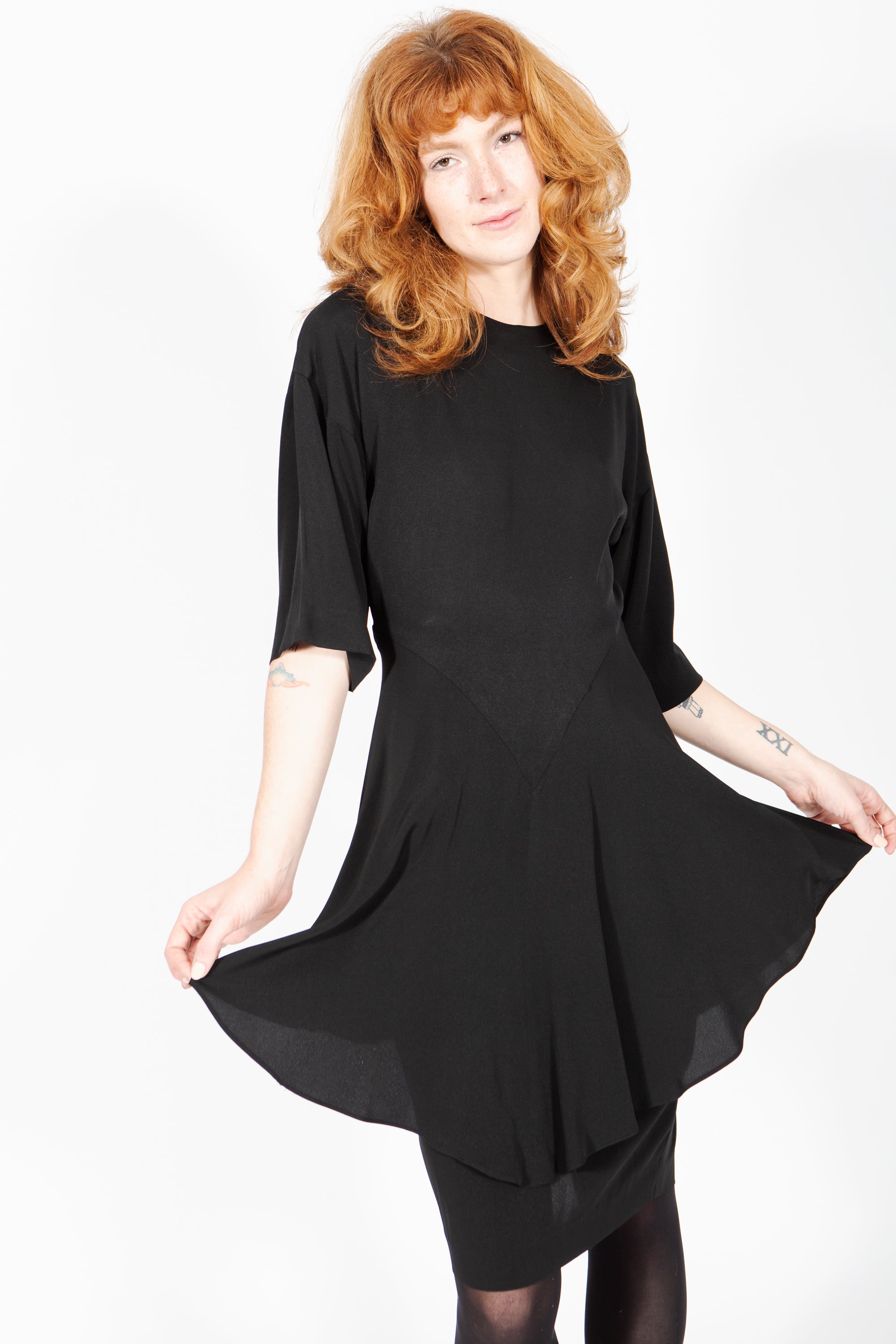 Nicole Miller Black Dress Penny Arcade Vintage Nicole Miller Black Dress Penny Arcade Vintage
