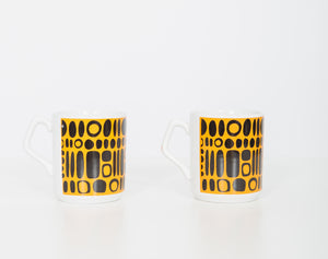 Orange MCM Mugs (Set of 2)