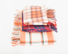Load image into Gallery viewer, J. Crew Orange Plaid scarf
