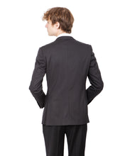 Load image into Gallery viewer, ZZegna Black Pinstriped Blazer, Small

