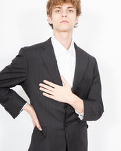 Load image into Gallery viewer, Pal Zileri Striped Black Blazer
