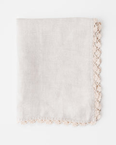 Crocheted Linen Bureau Runner