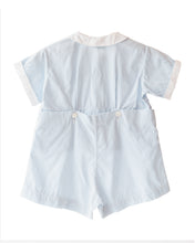 Load image into Gallery viewer, Blue and White Striped Onesie
