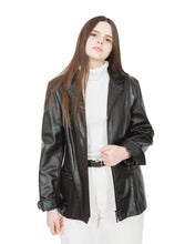 Load image into Gallery viewer, Black Leather Danier Jacket

