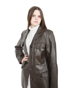 Brown Leather Danier Jacket