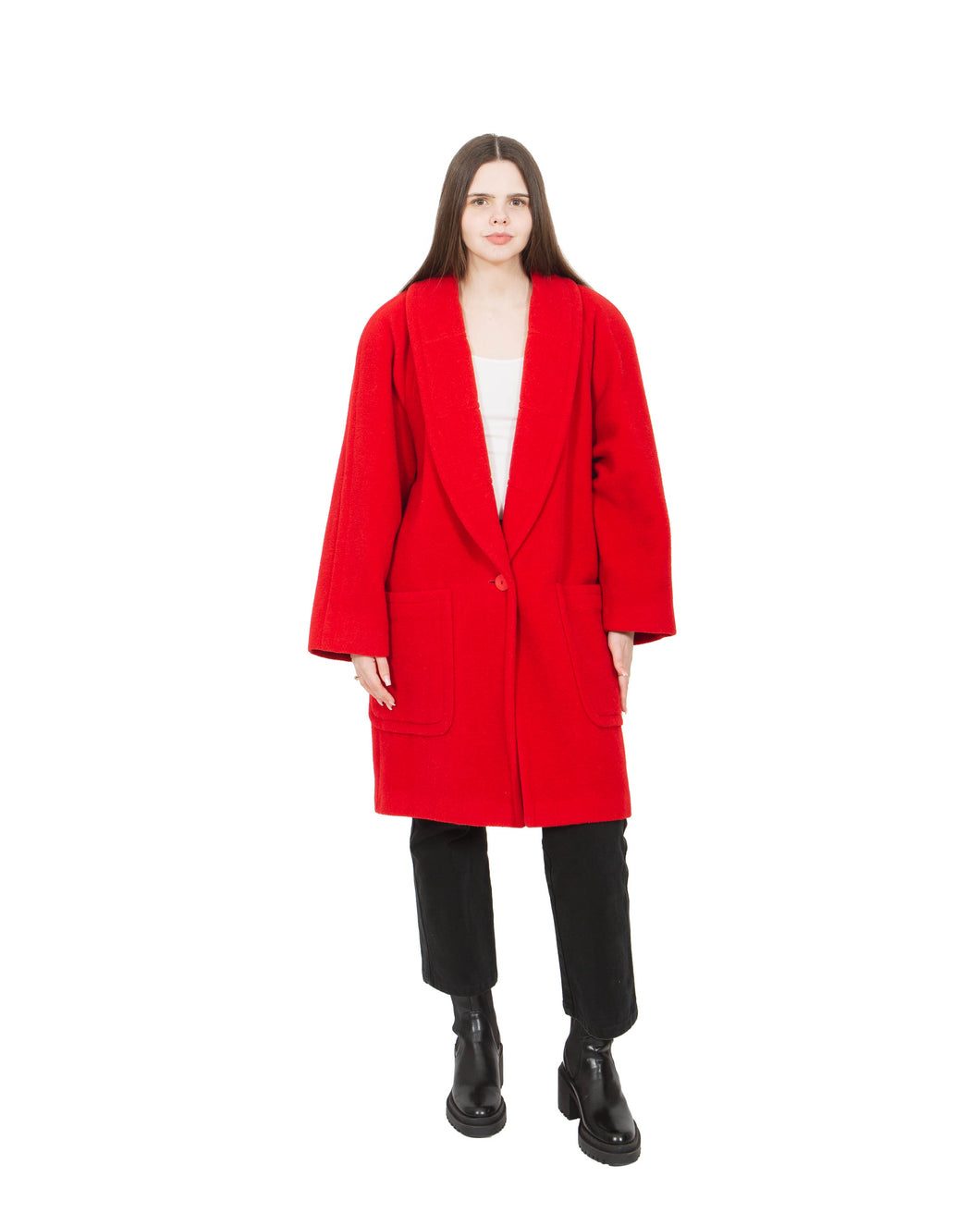 Red Escada Coat