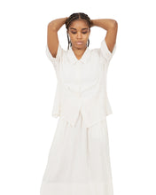 Load image into Gallery viewer, Embroidered White Top, Large

