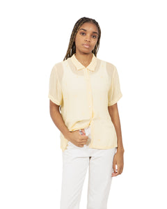 Pale Yellow Blouse, Large