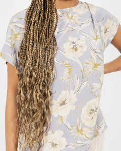 Floral Silk Tee