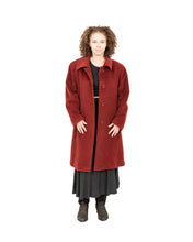 Load image into Gallery viewer, Red Angora Coat, Size 16
