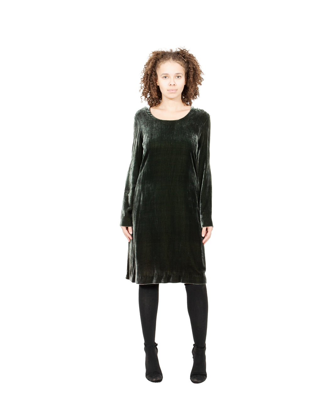 Holt Renfrew Sage Velvet Dress, Medium