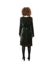 Load image into Gallery viewer, Holt Renfrew Sage Velvet Dress, Medium
