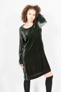 Holt Renfrew Sage Velvet Dress, Medium