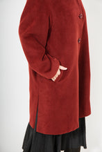 Load image into Gallery viewer, Red Angora Coat, Size 16
