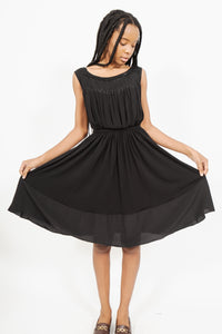 Rochas Black Dress, xs