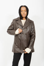 Load image into Gallery viewer, Brown Danier Pea Coat, Medium
